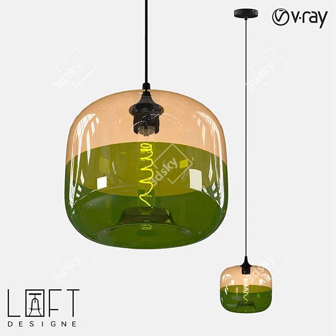 Modern Pendant Lamp - LoftDesigne 4659 3D model image 1