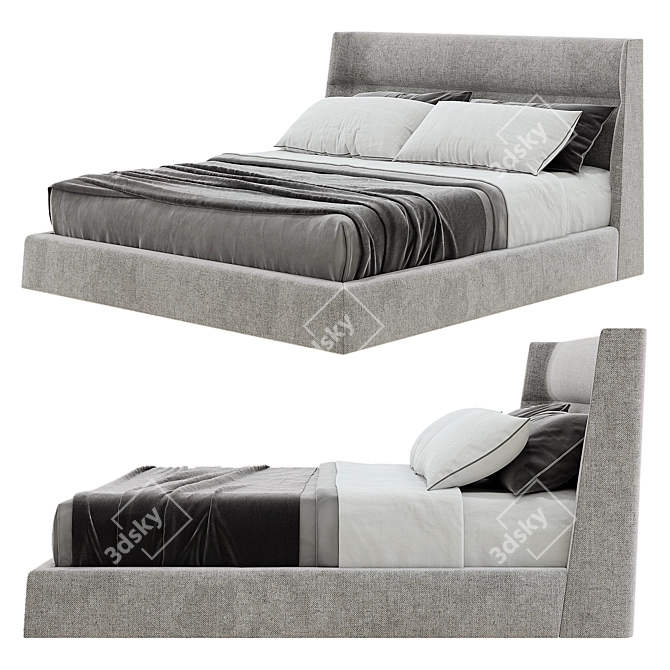 Poliform Chloe Letto: High-Quality 3D Sofa Model 3D model image 1