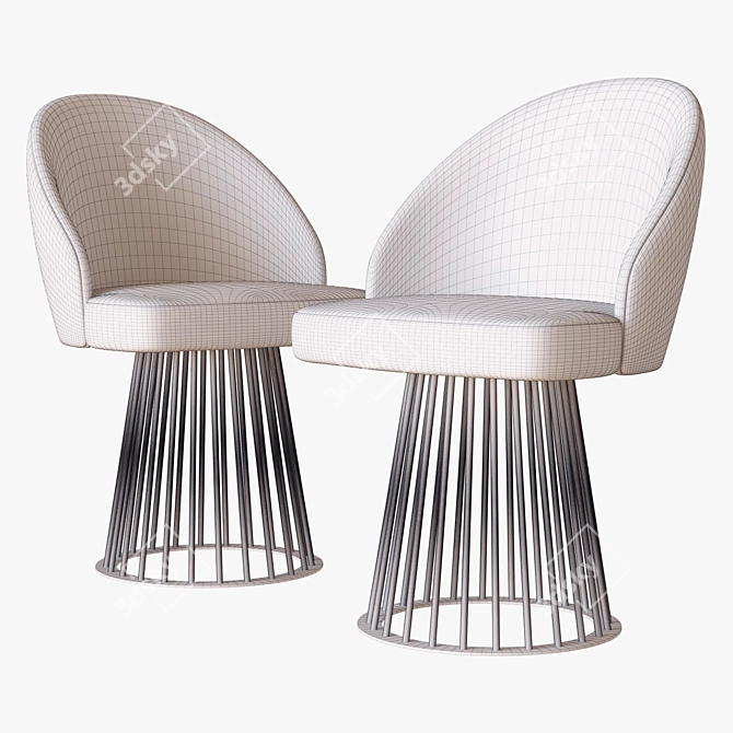 Rendezvous Chair: Designer Elegance 3D model image 2