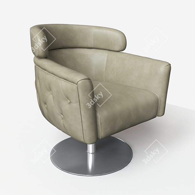 Italian Armchair by Giorgio Collection 3D model image 1