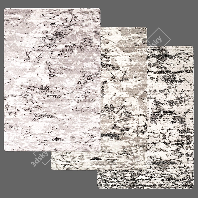 Cozy Wool Blend Carpet 3D model image 2