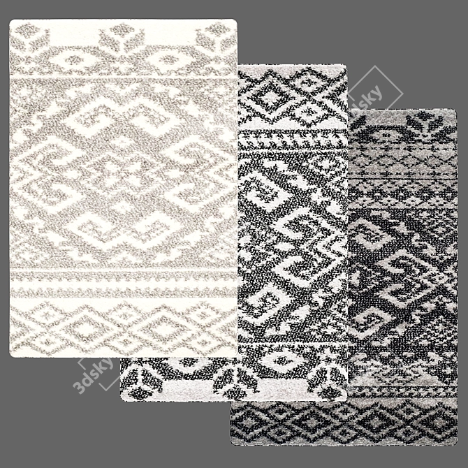 Cozy Comfort Rug 3D model image 2