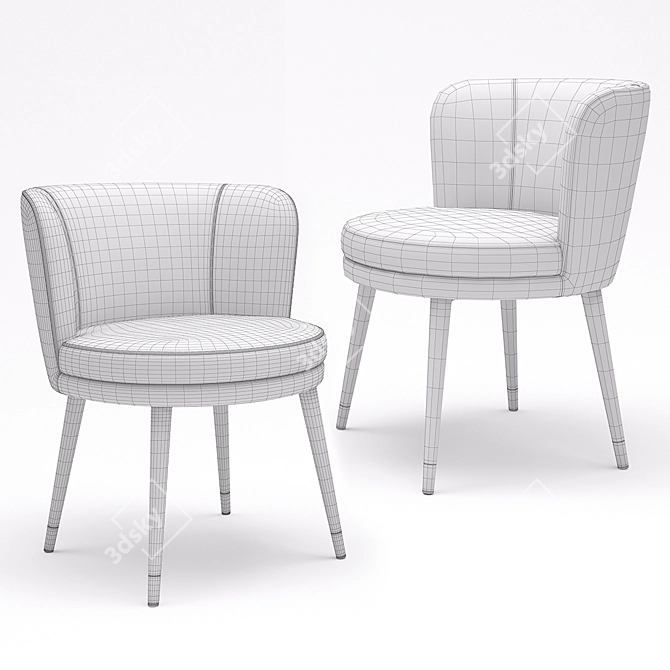 Eichholtz Grenada Dining Chair - Elegant and Stylish 3D model image 3