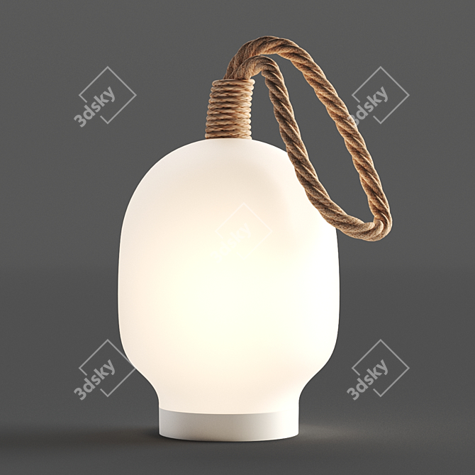 USB-Powered Table Lamp 3D model image 1