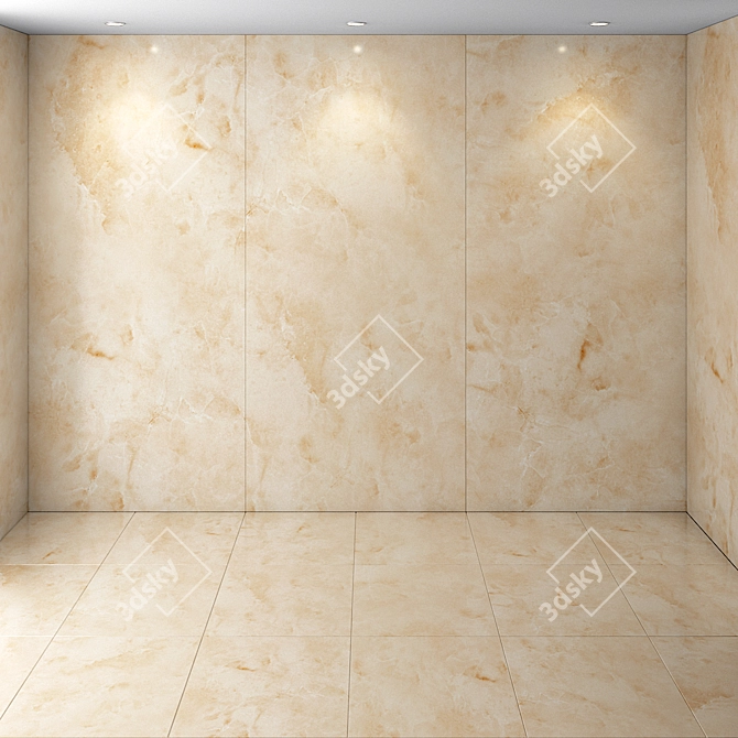 Elegant Marble Design 3D model image 1