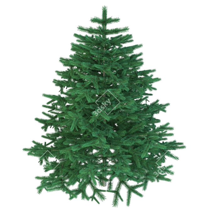 Christmas Tree Bundle | High-Quality Maps 3D model image 1