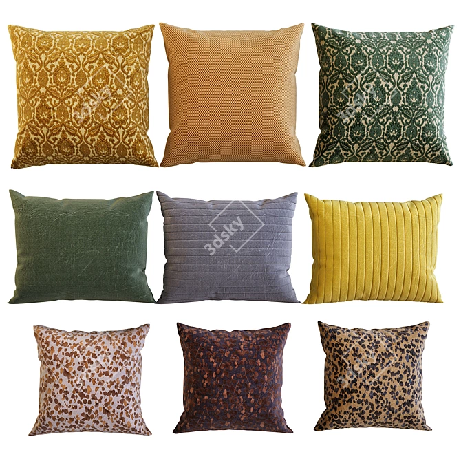 20" Decorative Pillows 3D model image 1