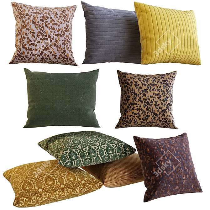 20" Decorative Pillows 3D model image 2