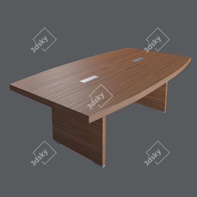 Italian Office Table: Alea Odeon 3D model image 1