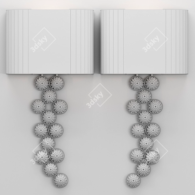 Milazzo Medium Crystal Bra 3D model image 3