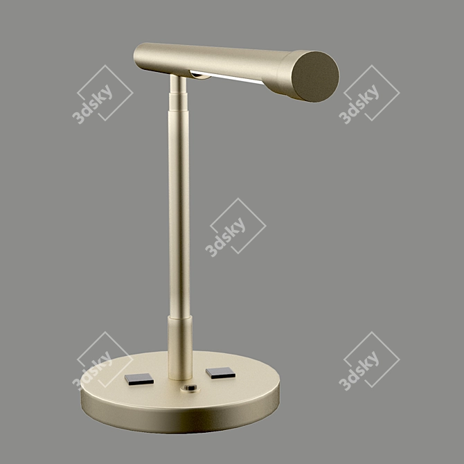 Hallmark Table Lamp: Elegant Lighting Solution 3D model image 2