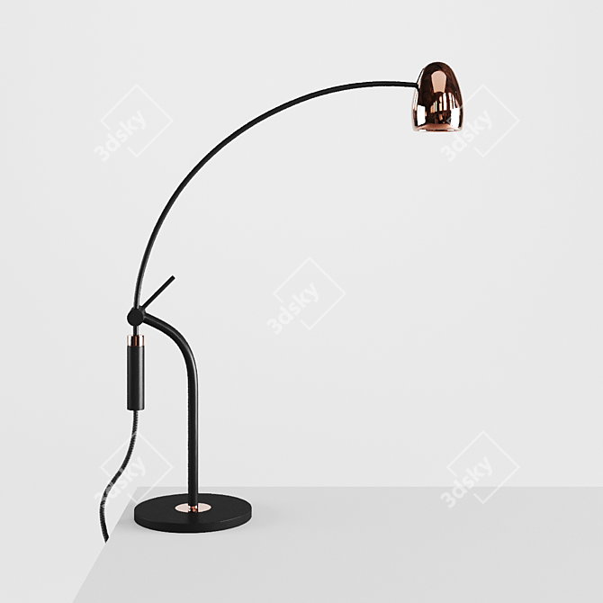 Sleek Seed Design Table Lamp 3D model image 2