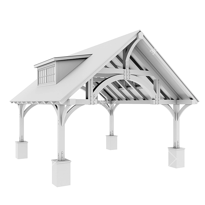 Versatile Gazebo: 3D Models & Textures 3D model image 3