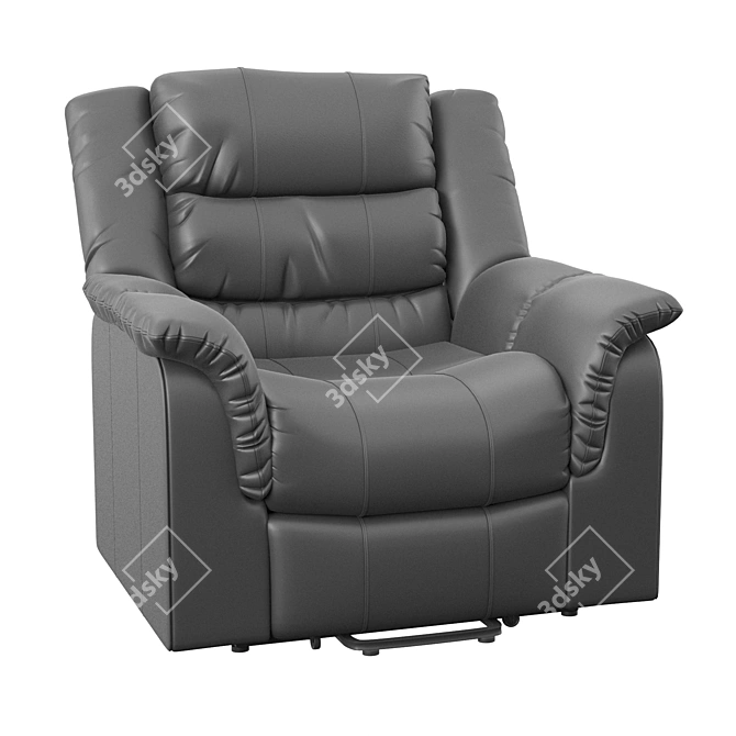 ErgoLux Recliners: Ultimate Comfort 3D model image 1