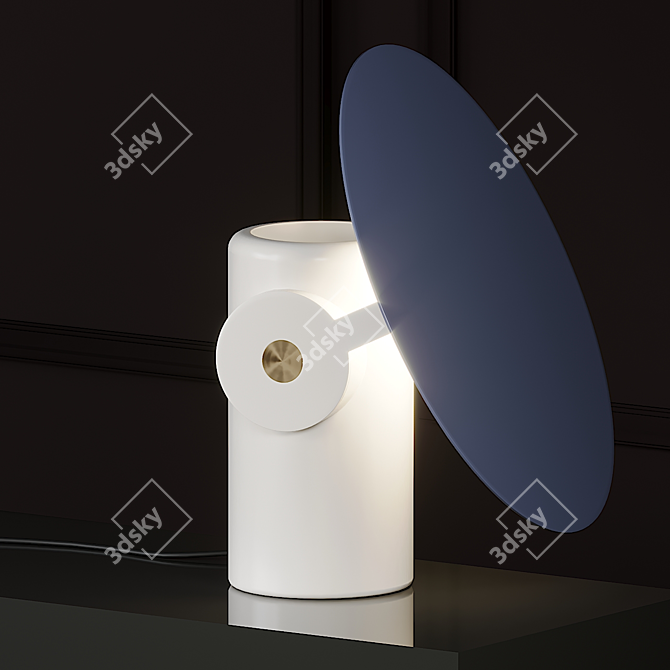 Arctic Glow Desk Lamp 3D model image 2