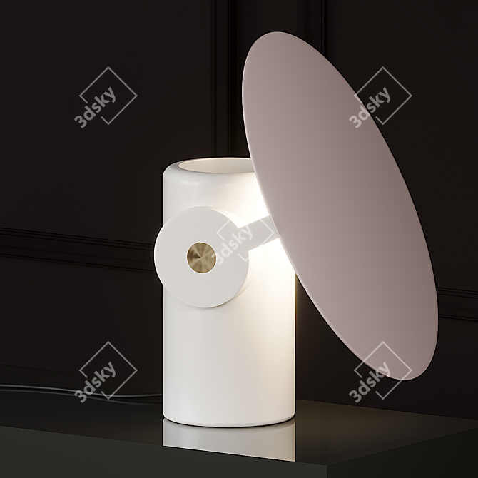 Arctic Glow Desk Lamp 3D model image 3