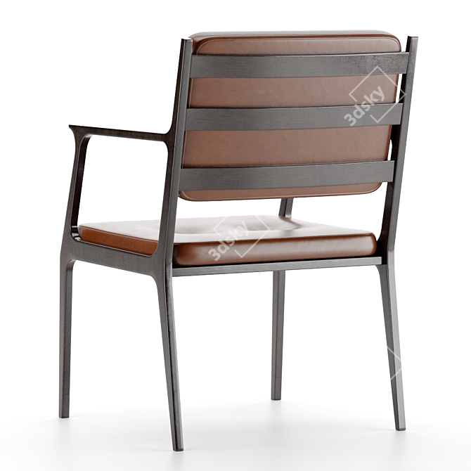 Title: Elegant Mayfield Armchair 3D model image 2