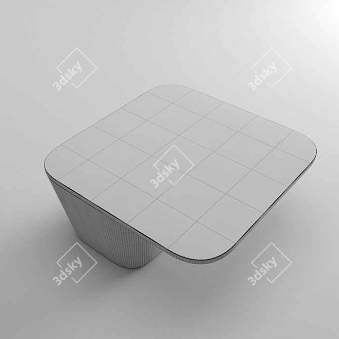 Tao Concrete Coffee Table 3D model image 3