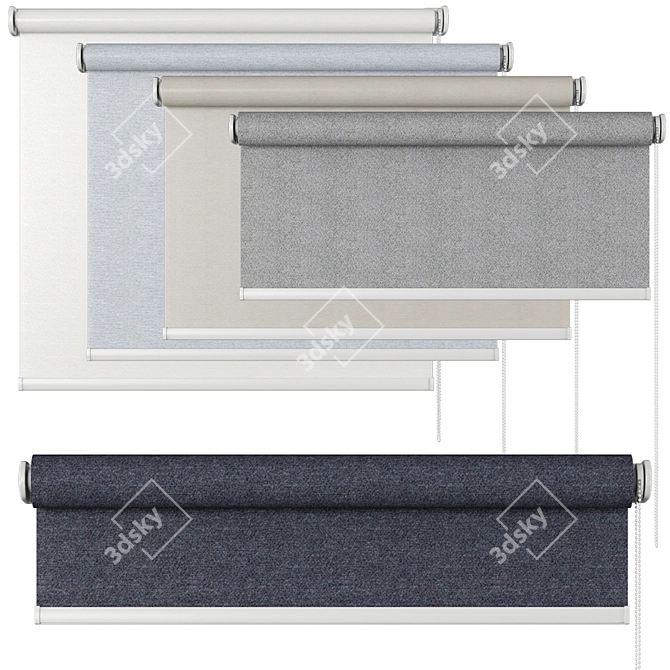 Backhausen Vita Roller Blinds 3D model image 2