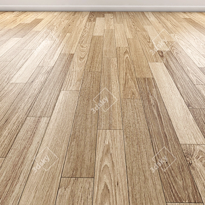 Floor Generator Plugin Wood Parquet 3D model image 2