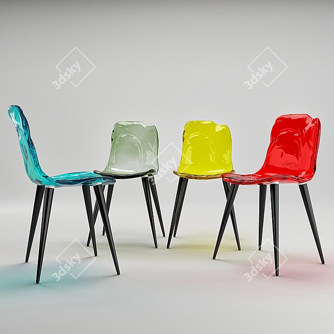 The Elegant Gilda B. Chair 3D model image 2