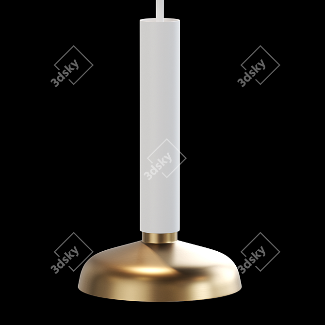 Minimalist Scandinavian Pendant Lamp LIDEN 3D model image 2