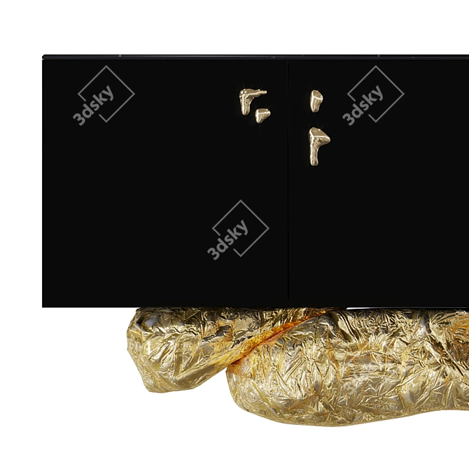Angra Contemporary Sideboard: Elegant and Versatile Design 3D model image 2