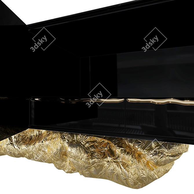 Angra Contemporary Sideboard: Elegant and Versatile Design 3D model image 3
