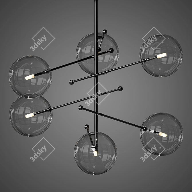 L1215 Chandelier Globe A" translates directly to Russian and does not need any translation. 

Globe A Chandelier, Ø80cm 3D model image 2