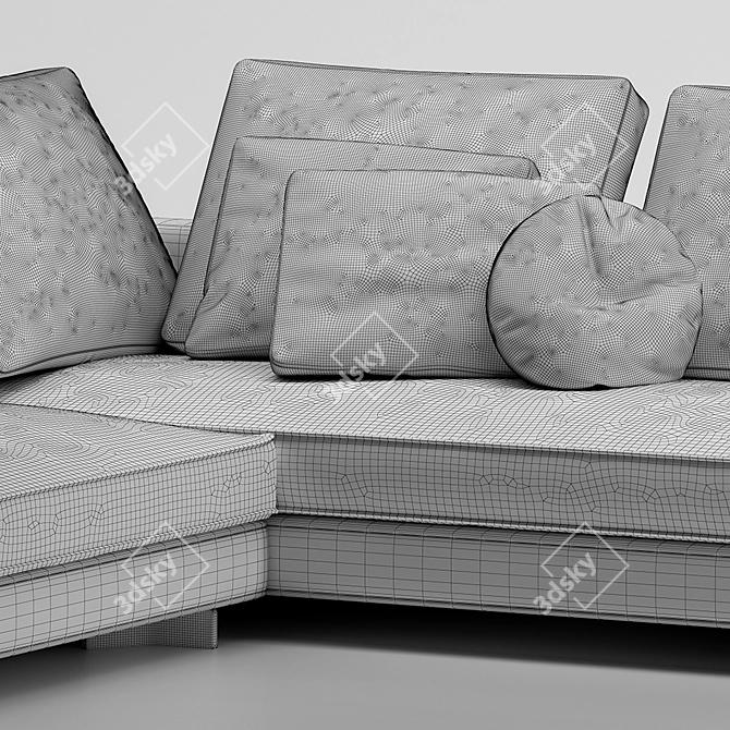 Minotti Daniels 2: Elegant and Modern Furniture 3D model image 3