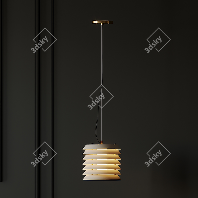 Maija Pendant: Sleek and Stylish 3D model image 2