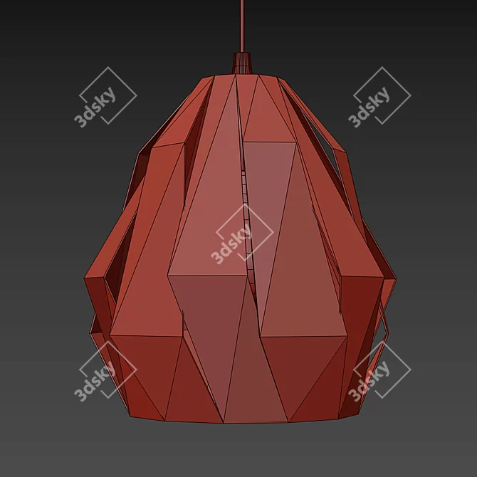 Elegant Crystal Chandelier 3D model image 2