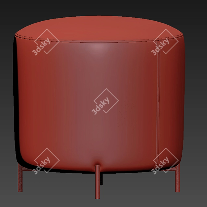 Elegant Ottoman Set 3D model image 2