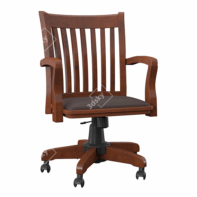 ErgoSlat Task Chair 3D model image 3