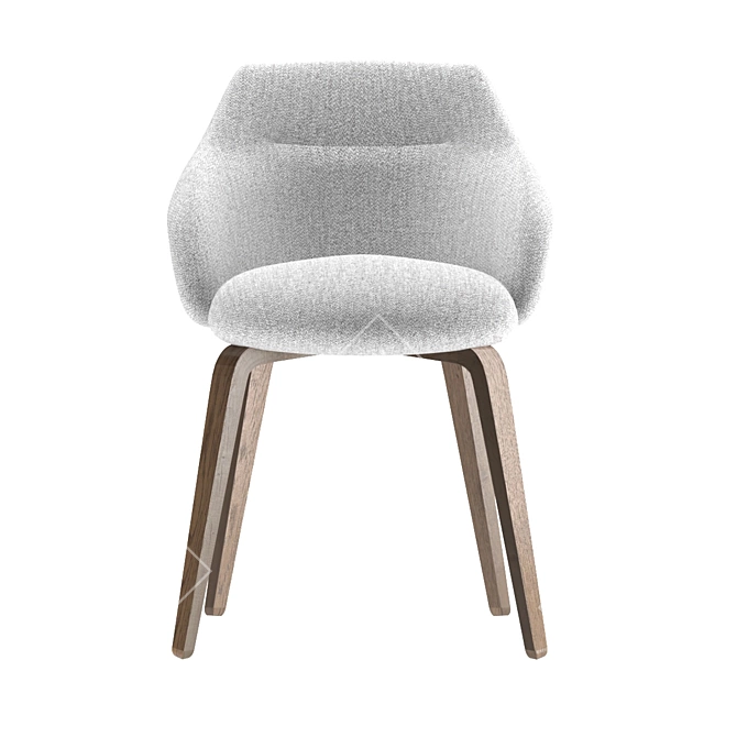 Sleek Modern Chair: Model 01 3D model image 1