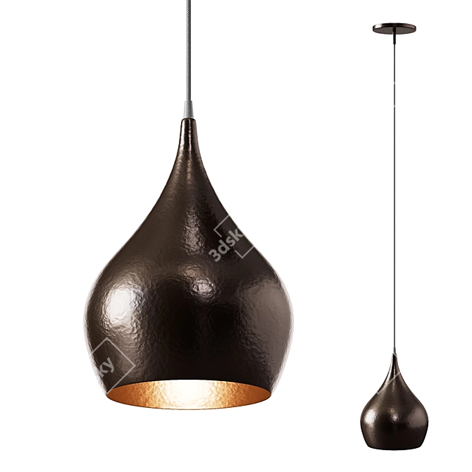 Modern Elegance: Arteriors Mario Pendant 3D model image 1