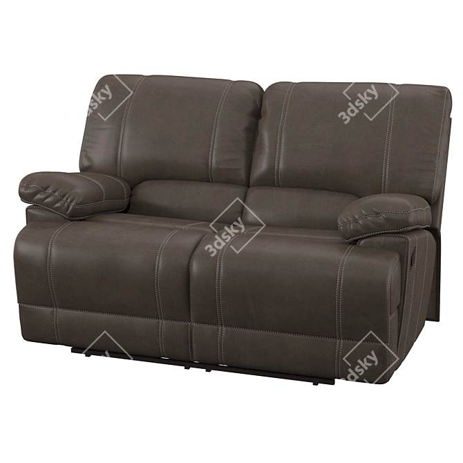 Ultimate Comfort Reclining Loveseat 3D model image 1