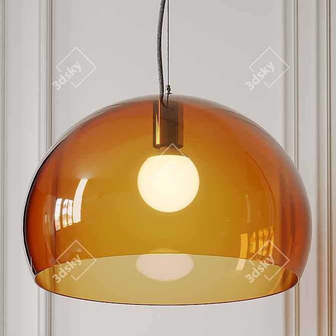 Fly Pendant Light by Laviani 3D model image 2