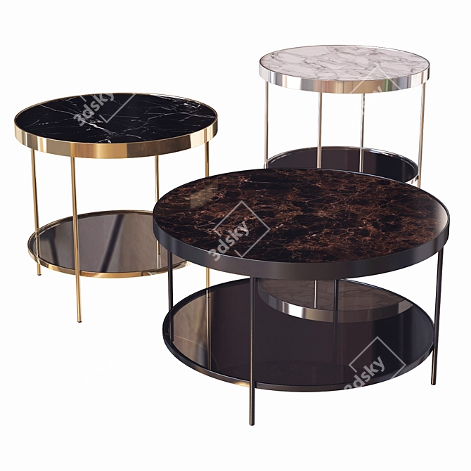 Giopagani Surround Me Coffee Tables 3D model image 1