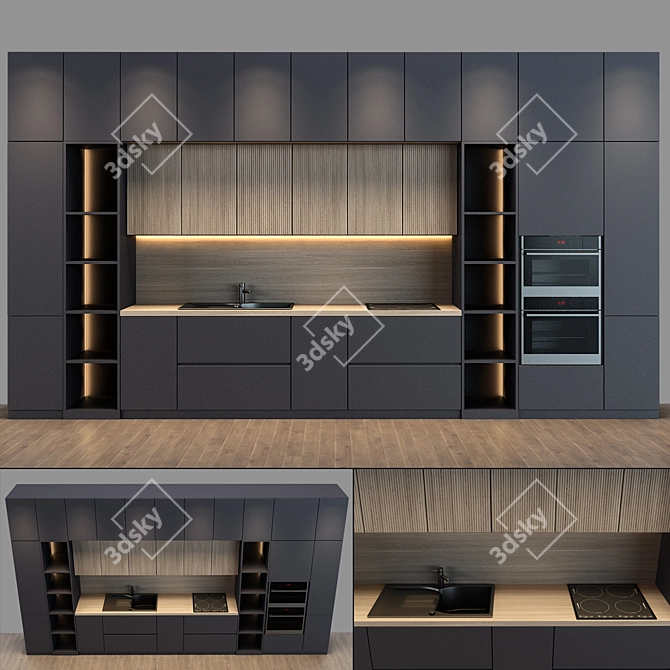 Versatile Kitchen Companion 3D model image 1