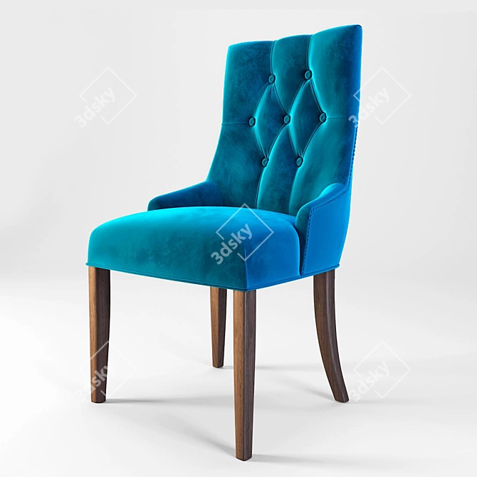 Timeless Elegance: Classic Armchair 3D model image 1