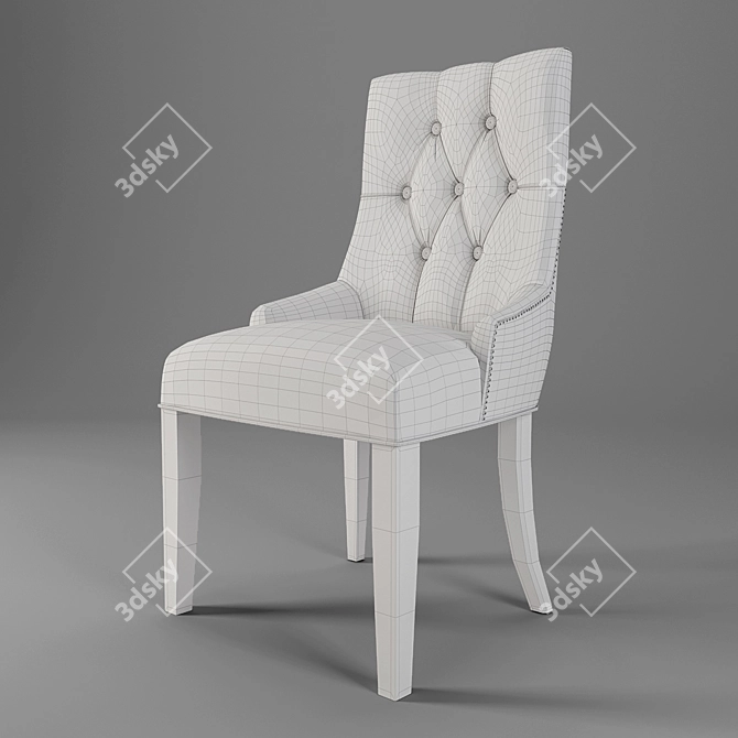 Timeless Elegance: Classic Armchair 3D model image 3