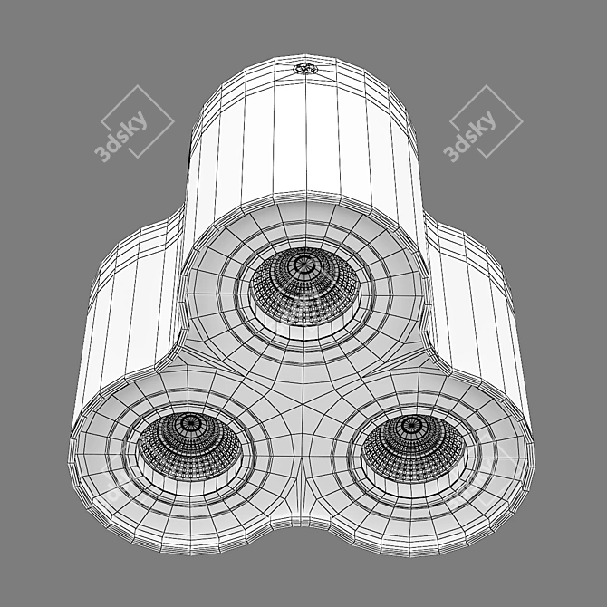 Binoco Lightstar Ceiling Light 3D model image 3