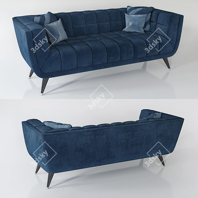 Elegant Everly Quinn Sofa 3D model image 1