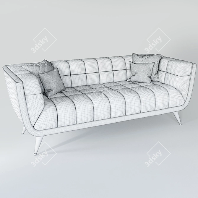 Elegant Everly Quinn Sofa 3D model image 3