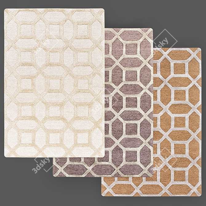 Luxury Rug Collection 3D model image 2