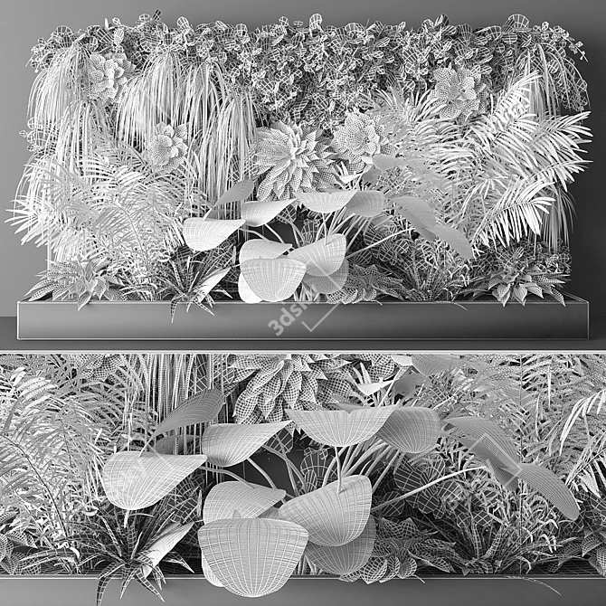 Polys Vertical Garden Kit 3D model image 2