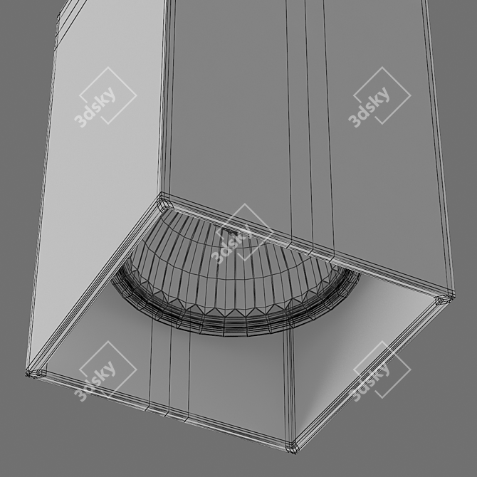 Modern Rullo Lightstar Pendant 3D model image 4