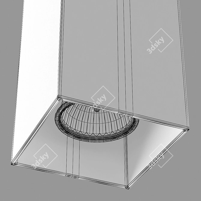 Modern Spot Light Fixture 3D model image 4