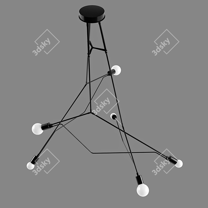 Divergence Pendant Light 3D model image 2